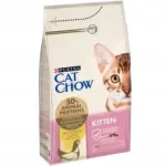 PURINA CAT CHOW kassitoit kassipoegadele kanaga, 15 kg + 1,5 kg