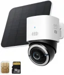 V&auml;liskaabel kaamera Eufy 4G LTE CAM S330, 4K, 360&deg;, Wi-Fi, tehisintellekti ja p&auml;ikeselaadimisega