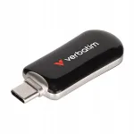 USB m&auml;lupulk VERBATIM Plectra 128GB, USB-C, 100MB/s, 30225, must