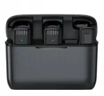 Juhtmevaba mikrofon iPhone'ile Lightning-&uuml;hendusega, 2 saatjat, kaas, 20 m