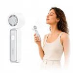 Kaasaskantav USAMS jahutav ventilaator, 2000mAh, USB-C, LED, 14000 p/min, reisimiseks