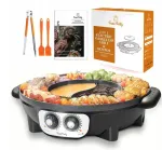 Suitsuvaba elektriline grill, 2in1 komplekt