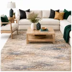 Suur liivakarva vaip NOVO Marble, 200x300 cm, libisemiskindel, modernne