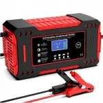 Automaatne aku laadija LCD-ekraaniga 12V 6A