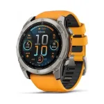 Garmin Fenix 8 51mm AMOLED Sapphire Orange spordikell ECG