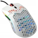 Juhtmega hiir Glorious Model O, 12k DPI, 67 g, RGB, 1000 Hz, makrofunktsioonid, valge l&auml;ikiv