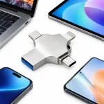 256GB USB m&auml;lupulk, USB-A, USB-C, Micro USB, OTG, 4in1