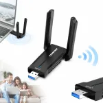 USB v&otilde;rgukaart 6E AX5400M, kolmikanaliline, 2.4/5/6GHz, WPA3, s&uuml;learvutile