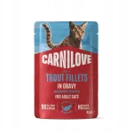 Carnilove m&auml;rg kassitoit forelli ja pune&otilde;iega, 85 g