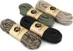 Paracord 550 Type 3 k&ouml;is, 4 mm, 24 m, 7 nailoni niidiga