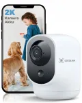 Sise kaamera COCOCAM, 2K, WiFi, 5200 mAh, PIR-anduriga, 355&deg;/90&deg; vaatenurk, Alexa &uuml;hilduv
