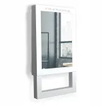 Vannitoa radiaator peegli ja r&auml;tikuriiuliga VISIO 1800 W