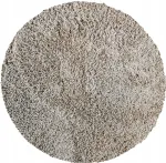 &Uuml;mmargune shaggy vaip, 80 cm, 50 mm kiud, 15 v&auml;rvitooni