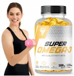 Toidulisand TREC SUPER OMEGA 3 EPA DHA kala&otilde;li vitamiin E-ga, 120 kapslit