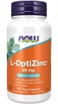 Toidulisand NOW Foods L-OptiZinc 30 mg tsinki ja vasku, 100 kapslit