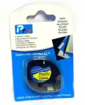 Sildi ribad DYMO LetraTAG 91202 12 mm, kollane