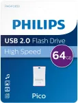 USB m&auml;lupulk Philips 64GB PICO, violetne