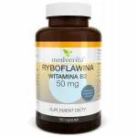 Toidulisand Riboflaviin 50 mg (B2-vitamiin), 180 kapslit