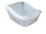 TRIXIE Cleany kasside tualett, valge, 45x21(29)x54 cm