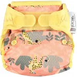 Swaddle m&auml;hkmed CLOSE Velcrop, 3-16 kg, Cheetah