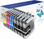 Brother LC1100, LC980 tindikassetid, 10 tk, sobivad DCP-145C, 165C, 195C, 375CW printeritele