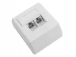 Pinnapealne 2x RJ45/8P8C Cat.5E UTP pesa LSA kontaktidega