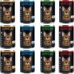 LOVCAT m&auml;rg kassitoit, teraviljavaba, 12 x 400 g