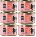Cosma Asia m&auml;rg kassitoit kanaliha ja tuunikalaga, 6 x 85 g