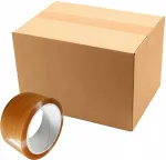 L&auml;bipaistev kleepuv pakenditeip 48 mm x 60 m, 36 tk