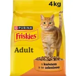 Kuivtoit kassidele Friskies kanaliha ja k&ouml;&ouml;giviljadega, 4 kg