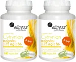ALINESS magneesiumtsitraat 125 mg koos B6-vitamiiniga, 2x100 kapslit toidulisand