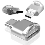 Alumiiniumist microSD kaartide lugeja