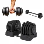 XTREXO Steel TRX-ABD40 reguleeritavate hantlite ja kangi komplekt, 1&ndash;40 kg