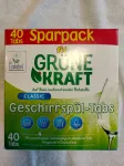 Toidulisand FIT GRUNE KRAFT CLASSIC, 40 tabletti, 720 g, valmistatud Saksamaal