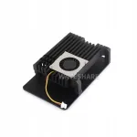 Alumiiniumkorpus temperatuuri reguleeritava ventilaatoriga Raspberry Pi 5
