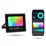 LED projektor 30W WiFi Tuya RGBCW v&auml;rvimuutus