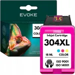HP 304 XL v&auml;rviline tindikassett, 18 ml, asendus