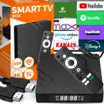 Teleri lisaseade Android 13, 4K, WiFi, Bluetooth, kaugjuhtimispult ja HDMI kaabel