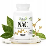 Toidulisand NAC N-Acetyl L-Cysteine 600 mg, 90 kapslit, NatVita
