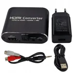 HDMI 2.0 heliekstraktor TOSLINK, optilise konverteri ja AUX sisendiga, HDCP, 4K vastuv&otilde;tja