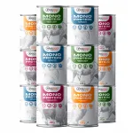 GACZOO MONO PROTEIN niiske koeratoit, erinevad maitsed, 12 x 400 g, h&uuml;poallergiline