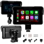 Mootorratta tahvelarvuti multimeedia, navigatsiooni, CarPlay, Android Auto ja Bluetoothiga