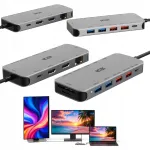 Dell USB-C &uuml;hendusjaam s&uuml;learvutile kahe monitori laiendamiseks