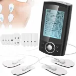 TENS elektrostimulaator 20 intensiivsustasemega, LCD-ekraaniga