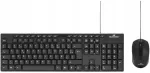 BLUESTORK Media Office juhtmega klaviatuur ja hiir, AZERTY, must