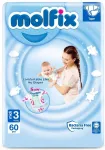 &Uuml;hekordsed m&auml;hkmed Molfix MIDI 3, 4-9 kg, 60 tk