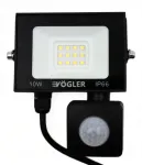 LED projektor VOGLER 10 W liikumisanduriga IP66