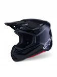 Motokrossi kiiver ALPINESTARS SUPERTECH M7, must l&auml;ikiv, suurus S