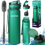 Veefiltriga pudel AQUAPHOR CITY roheline 1 l hambaharjaga
