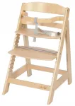 Reguleeritav puidust k&otilde;rge tool ROBA Sit Up III, naturaalne